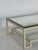 Wood Coffee Table in Crystal with Briar and Brass, 1970s For Sale - Image 7 of 10