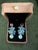Late 20th Century Bochic "Orient" Vintage Ruby, Opal & Sapphires Earrings Set 18K Gold & Silver For Sale - Image 5 of 18