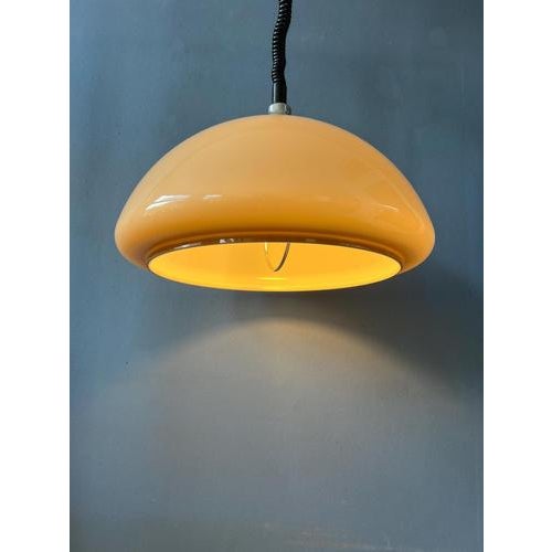 Vintage Space Age Mushroom Pendant Lamp from Dijkstra For Sale - Image 12 of 12