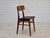 1970s, set of 4 Danish dining chairs by Findahl Møbelfabrik. Solid teak wood, reupholstered by craftsman in black quality...