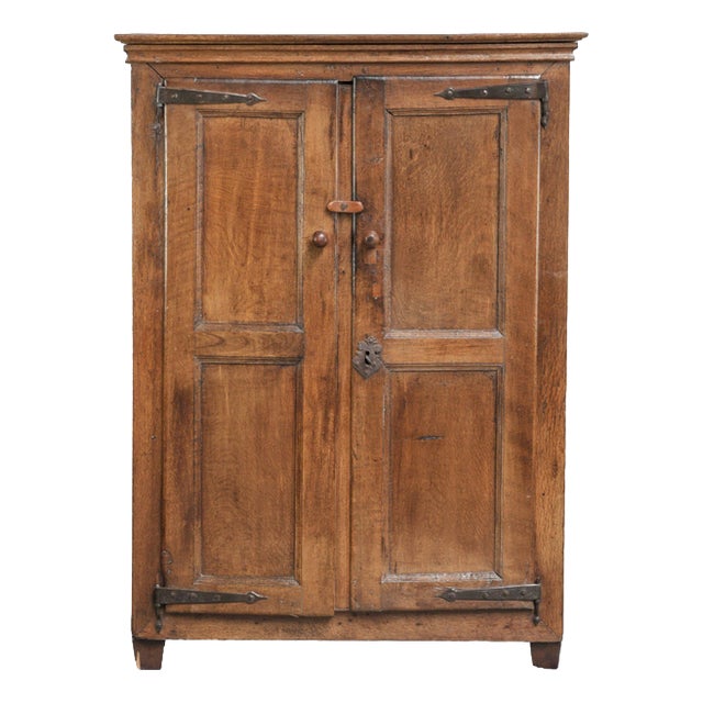 Antique Farmhouse Cabinet in Oak, 1600s For Sale