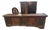Very Early Hand Painted Italian Large Cassone Trunk With Original Hardware For Sale