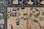 Textile Vintage Turkish Oushak Rug With Vining Florals in Cream and Sapphire Blue For Sale - Image 7 of 15