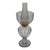 Late 19th Century Figural Fish Etched Glass & Crystal Base Table Lamp For Sale - Image 4 of 8