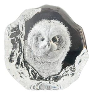 Vintage Oil Paperweight by Mats Jonasson, 2000s