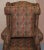 Vintage Wingback Armchair with Claw & Ball Feet and Kilim Style Upholstery For Sale - Image 13 of 18