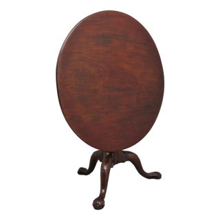 Antique 18th Century Mahogany Tripod Table, 1780 For Sale