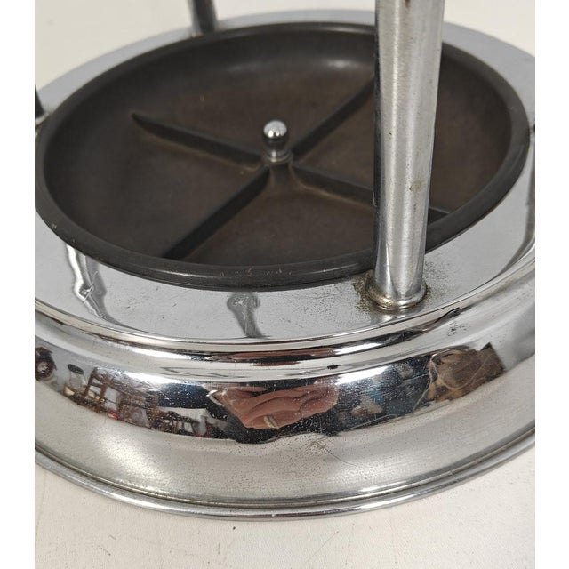Metal Art Deco Umbrella Stand, France, 1920s For Sale - Image 7 of 12