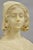 Early 20th Century Antique Victorian Carved Alabaster Marble Figural Young Woman Maiden Bust Statue For Sale In Philadelphia - Image 6 of 12