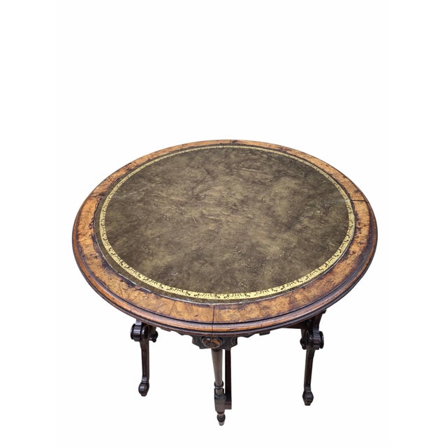 Antique Victorian Eastlake Round Tilt-Top Games Table For Sale - Image 12 of 12