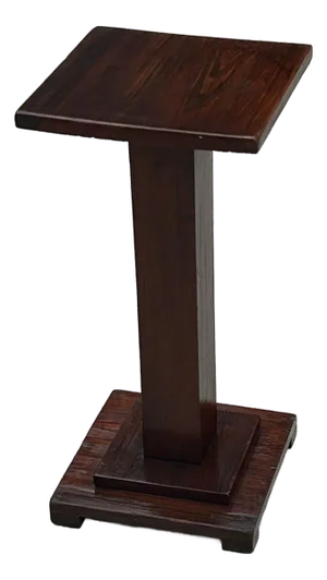 Antique, Stickley/Mission Style, Mahogany Plant Stand/Pedestal Side Table, Circa 1800’s, Arts and Crafts