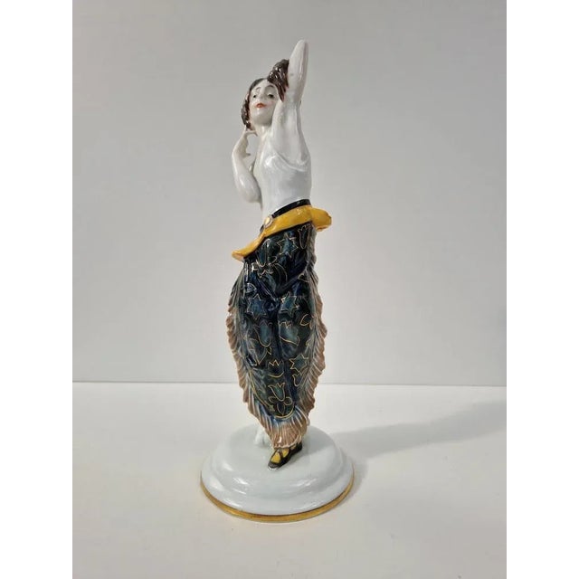 The Dancer Lo Hesse by Constantin Holzer Defanti for Rosenthal, 1920s For Sale - Image 11 of 11