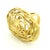 1970s Italian Modernist 18k Gold Openwork Spiral Statement Ring, Size 6 For Sale - Image 13 of 15