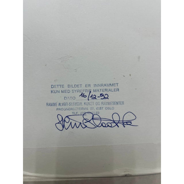 Paper Rare 1991 Bjorn Ransve Limited Edition (144/165) Lithograph – Signed & Numbered For Sale - Image 7 of 7