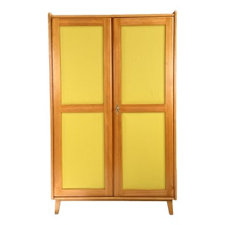 Vintage Wardrobe in Fir, 1950s For Sale