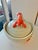 Vintage Lobster & Snail ceramic soup tureen. Features a sculpted seashell snail body with a vibrant red lobster handle on...
