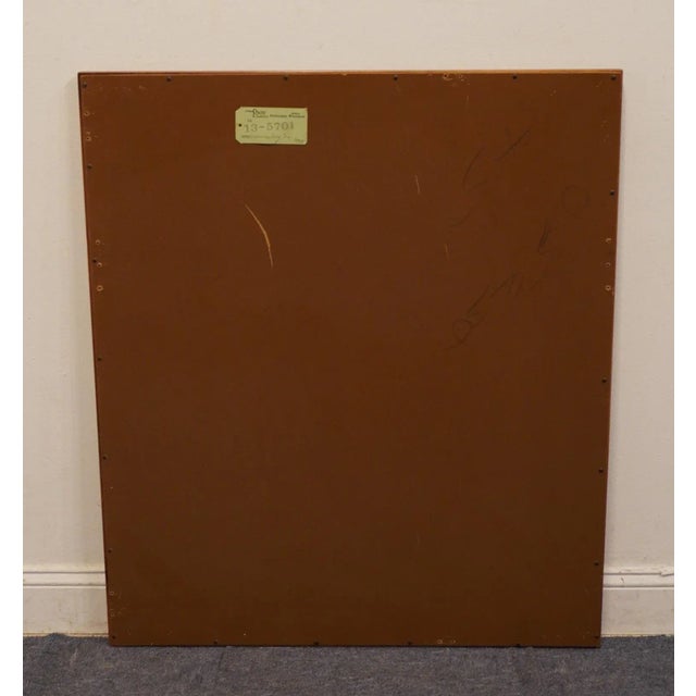 Late 20th Century Rway Furniture Solid Hard Rock Maple Colonial Early American 42x35" Dresser / Wall Mirror 13-5701 For Sale - Image 5 of 7