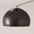 Nova Morelli 1960s Half Dome Black Nickel by Nova of California - Modern Design, White Steel Shade For Sale - Image 4 of 7