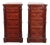 English Mahogany Bedside Tables, Set of 2 For Sale