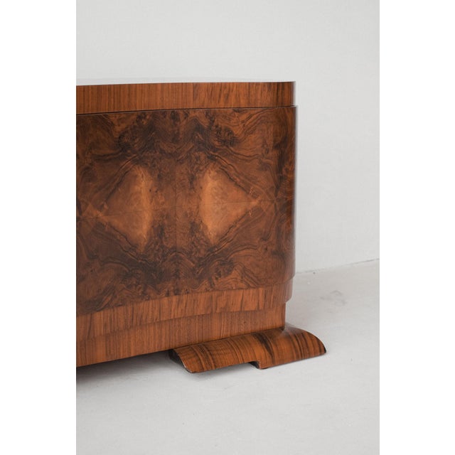 Art Deco Burr Walnut Cabinet For Sale - Image 6 of 13
