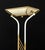 Relux White Patinated & Gilt Metal Floor Lamp For Sale - Image 4 of 7