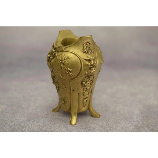 Art Nouveau Bronze Vase by Louchet Ciseleur, 1900s For Sale - Image 6 of 9