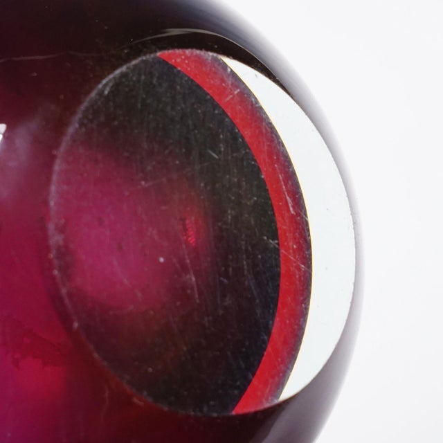 Glass Vintage Art Glass Vase by Seguso Vetri d'Arte Murano For Sale - Image 7 of 7