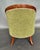 Green 19th Century English Mahogany Library Chair For Sale - Image 8 of 10