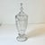 Mid 20th Century Mid-Century Boho Chic Hollywood Regency Yugoslavia Crystal Urn With Raised Flora Design. For Sale - Image 5 of 13