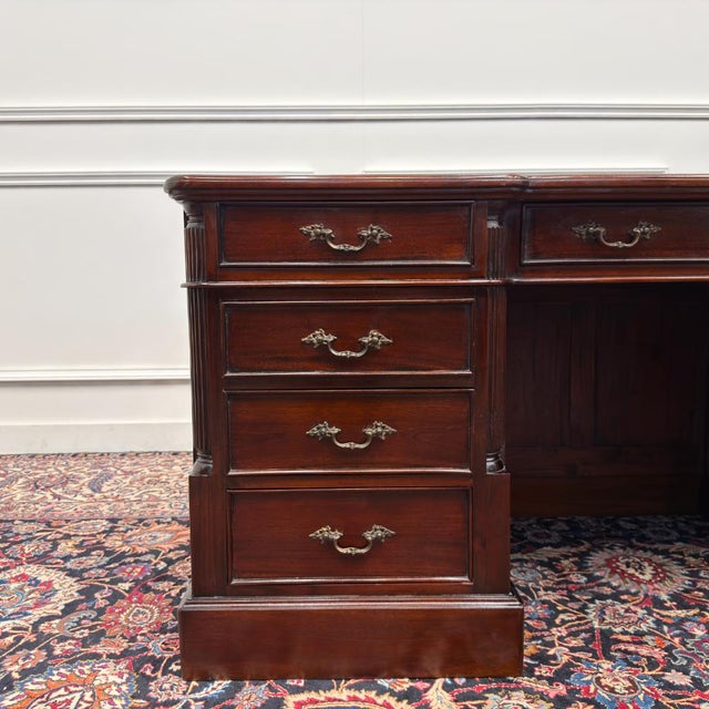 Classic English Desk with Backboard For Sale - Image 6 of 18