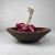Authentic, solid-wood kneading bowl with a deep, reddish-brown patina built up through generations of use. Dimensions:...