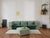 Curt Modular Set - Flexible 2-Seater - Barcelona - Serpentine - V3347/39 (Green) by Ambivalenz, Set of 4 For Sale - Image 4 of 5