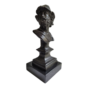 Late 19th Century Grand Tour Patinated Bronze Bust of Pericles