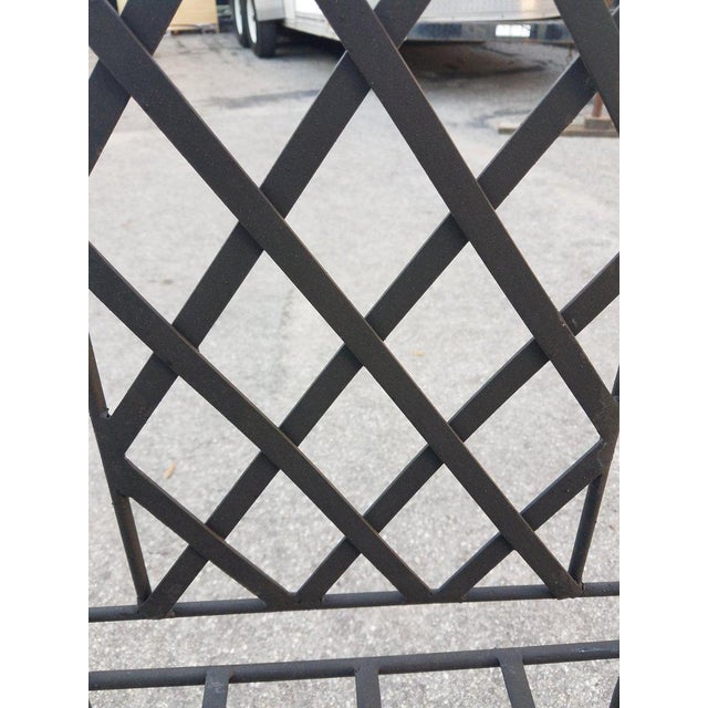 Beautiful Moroccan wrought iron chairs handcrafted in Marrakech, Morocco. Each measuring approximately 40" high and 16:...