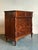 This stately vintage Federal-style tall chest of drawers, crafted from magnificent flame mahogany, exudes timeless...