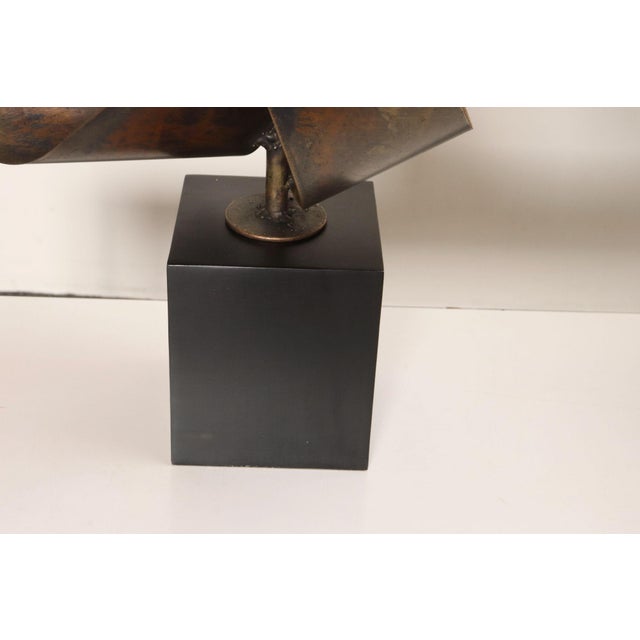 Pair of Vintage Brutalist Steel "Ribbon" Table Lamps by Richard Barr for Laurel For Sale - Image 16 of 18