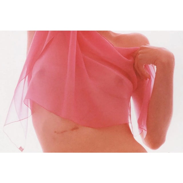 Bert Stern, Marilyn in Pink Scarf, 2012, No. 58/72, 25 x 35.5 cm. Mythical photograph of the last séance (1962). Inkjet...