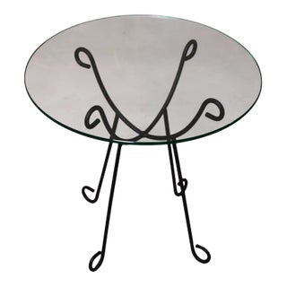 Panoplie Iron Arch Side Table For Sale