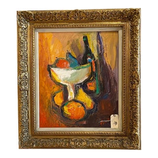 19th Century Still Life Signed Framed Painting For Sale