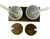 Mid-Century Modern Serv-Wood Reversible Porcelain Fruit Jam Jar Set - 5 Pieces For Sale - Image 9 of 15