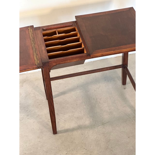 Vintage Wooden Writing Table, 1950s For Sale - Image 6 of 18