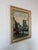 French Vintage Parisian Street Scene Impressionist Oil on Masonite Board – Framed For Sale - Image 3 of 11