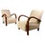 Vintage Art Deco Lounge Chairs in Fabric, 1930s, Set of 2 For Sale - Image 11 of 11