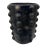 Sejnane Cylindrical Clay Bumpy Vessel - Dark Large For Sale - Image 4 of 5