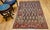 Antique Persian Kurdish Rug, Hand-Knotted Wool, All-Over Paisley Pattern, Navy & Brick-Red, 4x7 For Sale In Chicago - Image 6 of 14