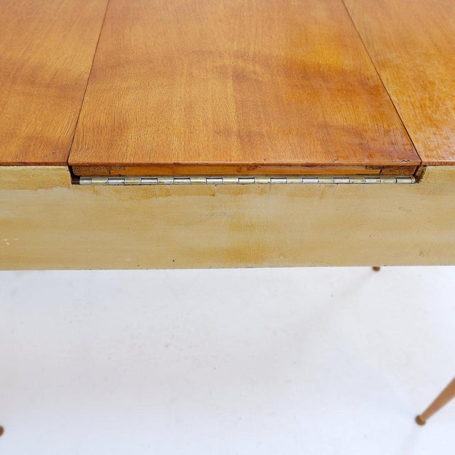 Dressing Table with Mirror, Drop-Leaf Lid and Drawers For Sale - Image 8 of 16