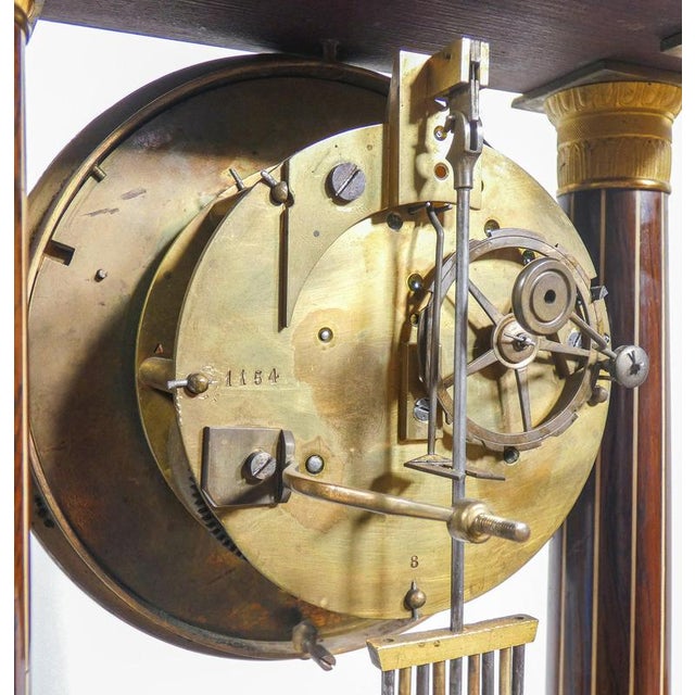 Pendulum Clock with Glass Bell, 19th Century For Sale - Image 16 of 18