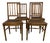 Louis XVI Chairs in Carved Wood, Set of 4 For Sale