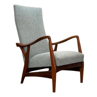 Danish Armchair in Teak, 1960s For Sale