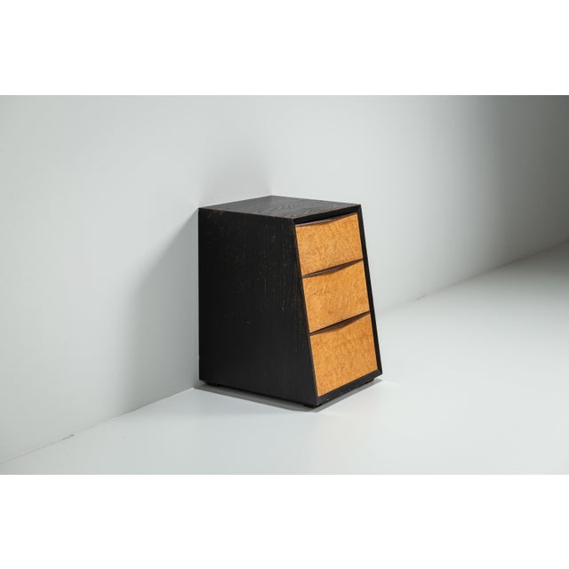 Architectural Sloped Chest of Drawers, 1950s For Sale - Image 4 of 11